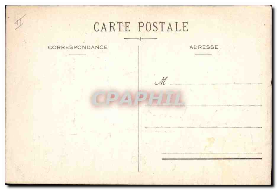 Vue de la cathédrale de Paris — dessin à l'encre — éditeur non identifié — Verso