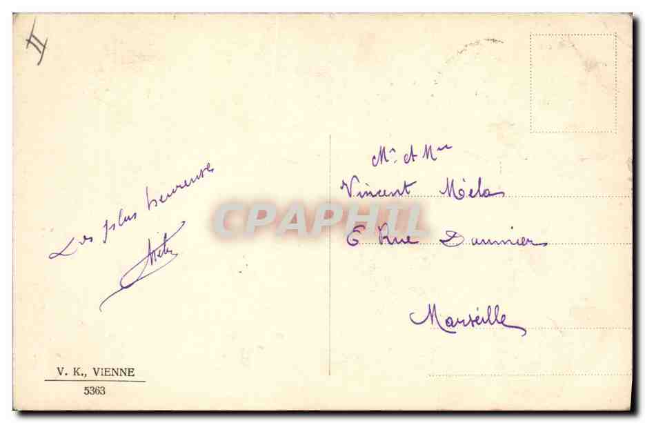 CPA Fantaisie Bonne annee  — Verso
