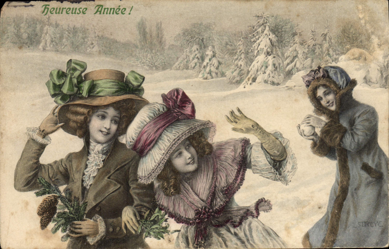 CPA Fantaisie Femmes 