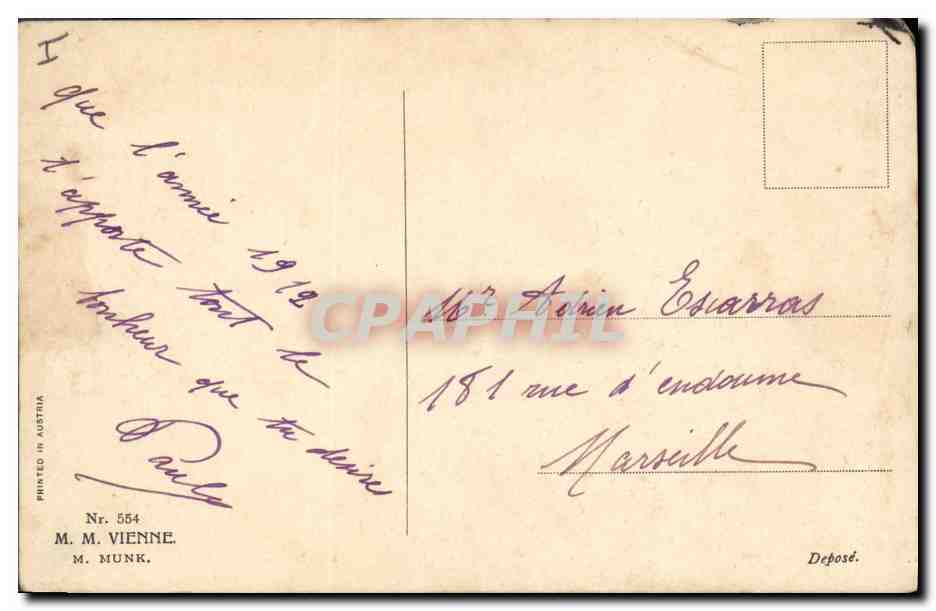 CPA Fantaisie Femmes  — Verso
