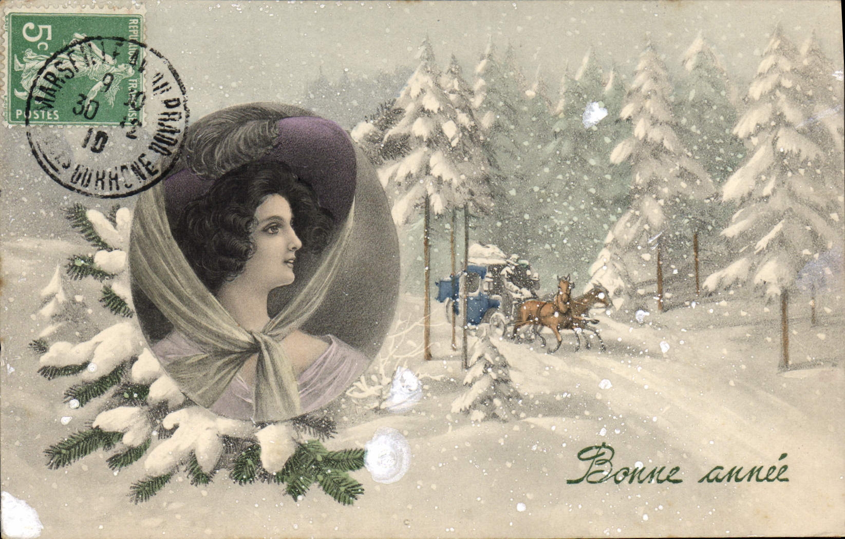 CPA Fantaisie Femme 