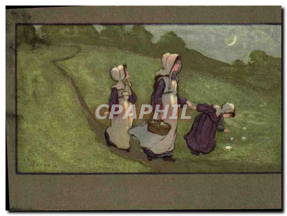 CPA Fantaisie Enfants Folklore