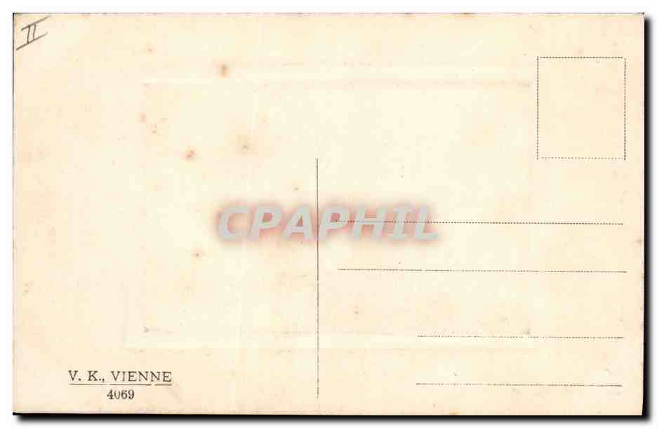 CPA Fantaisie Bonne annee  — Rückseite