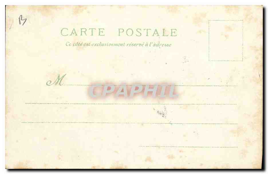 CPA Carte transparente Paris Exposition Universelle 1900 Le pavillon Royal d'Italie — Rückseite