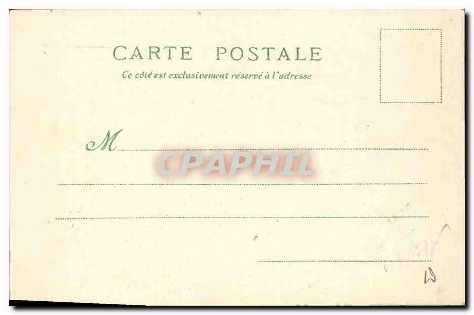CPA Carte transparente Paris Exposition Universelle 1900 Le palais du Congres et de l'economiqe sociale Bateau Peniche — Rückseite