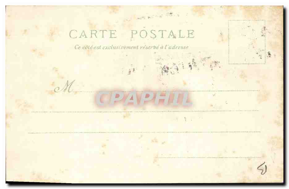 CPA Carte transparente Paris Exposition Universelle 1900 Pavillon de l'Autriche — Rückseite