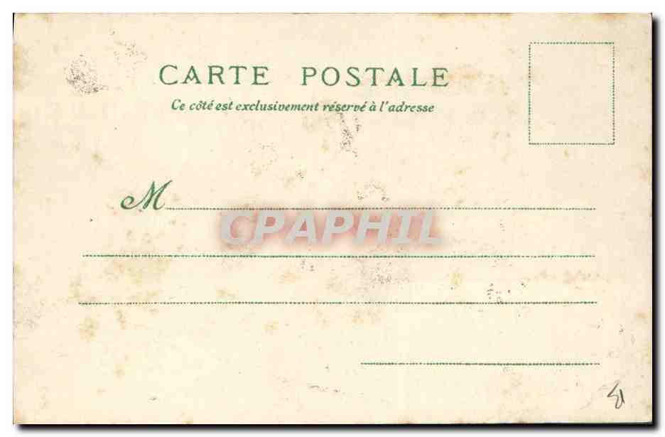 CPA Carte transparente Paris Exposition Universelle 1900 Le Tour du Monde Japon Nippon — Rückseite