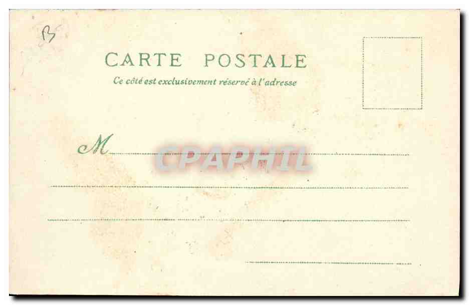 CPA Carte transparente Paris Exposition Universelle 1900 ¨Pavillons de ceramique — Rückseite