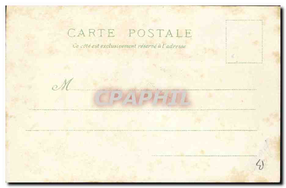 CPA Carte transparente Paris Exposition Universelle 1900 Le pavillon Royal de la Grande Bretagne Bateau — Rückseite