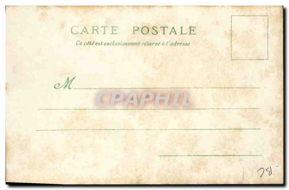 CPA Carte transparente Paris Exposition Universelle 1900 Le Pont Alexandre III Tour Eiffel — Rückseite