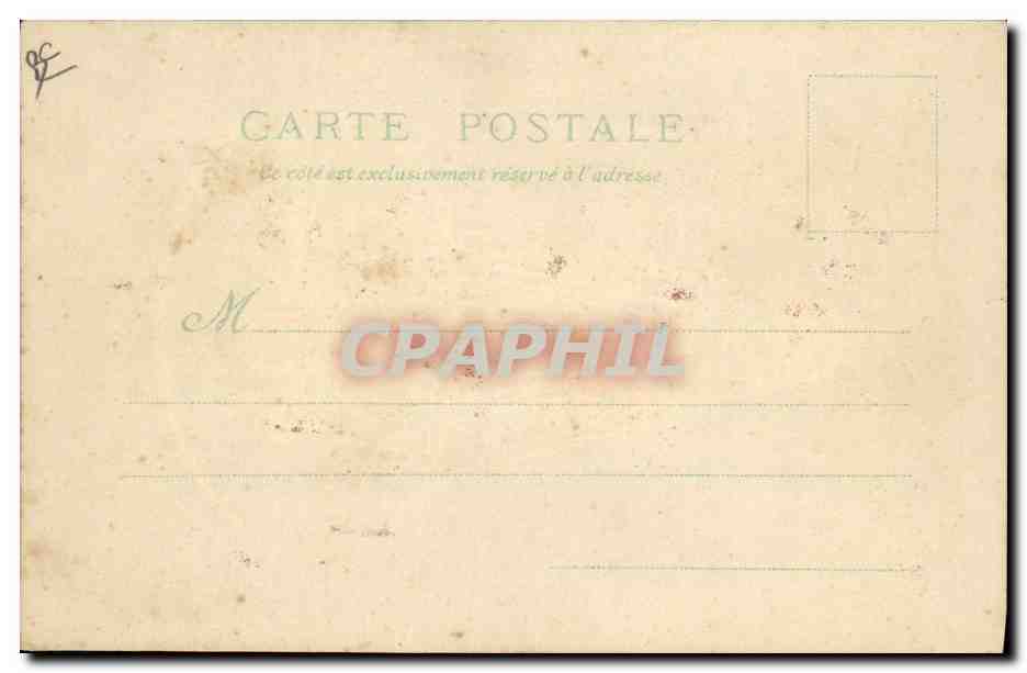 CPA Carte transparente Paris Tombeau de Napoleon 1er Hotel des Invalides — Rückseite