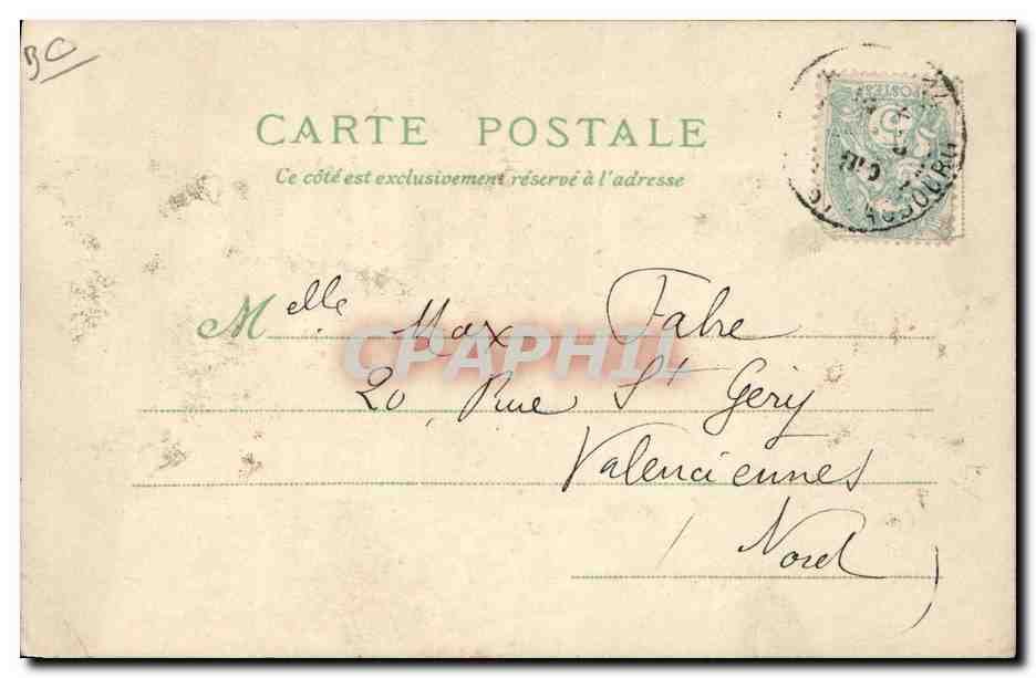 CPA Carte transparente Paris Exposition Universelle 1900 Le pavillon imperial de l'Autriche — Rückseite