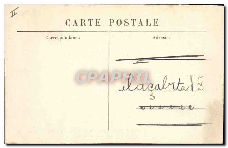 CPA Orgue Eglise de la Chaise Dieu Les cariatides du buffet d'orgues  — Rückseite