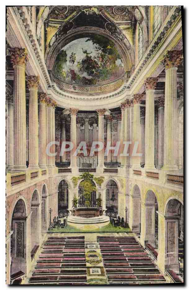 CPA Orgue Versailles Interieur de la chapelle 
