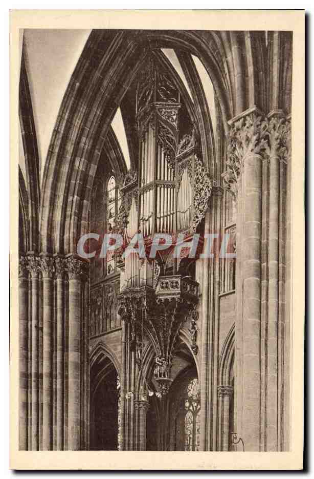 CPA Orgue Cathedrale de Strasbourg