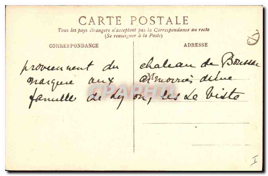CPA Orgue Musee de Cluny La dame a la licorne Tapisserie — Rückseite