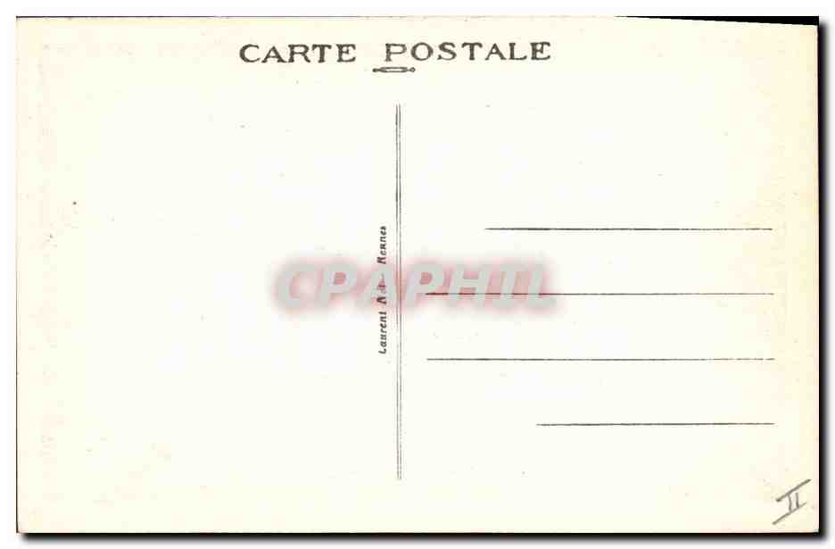 CPA Orgue Sainte Anne d'Auray Les orgues et le maitre autel Falguieres — Rückseite