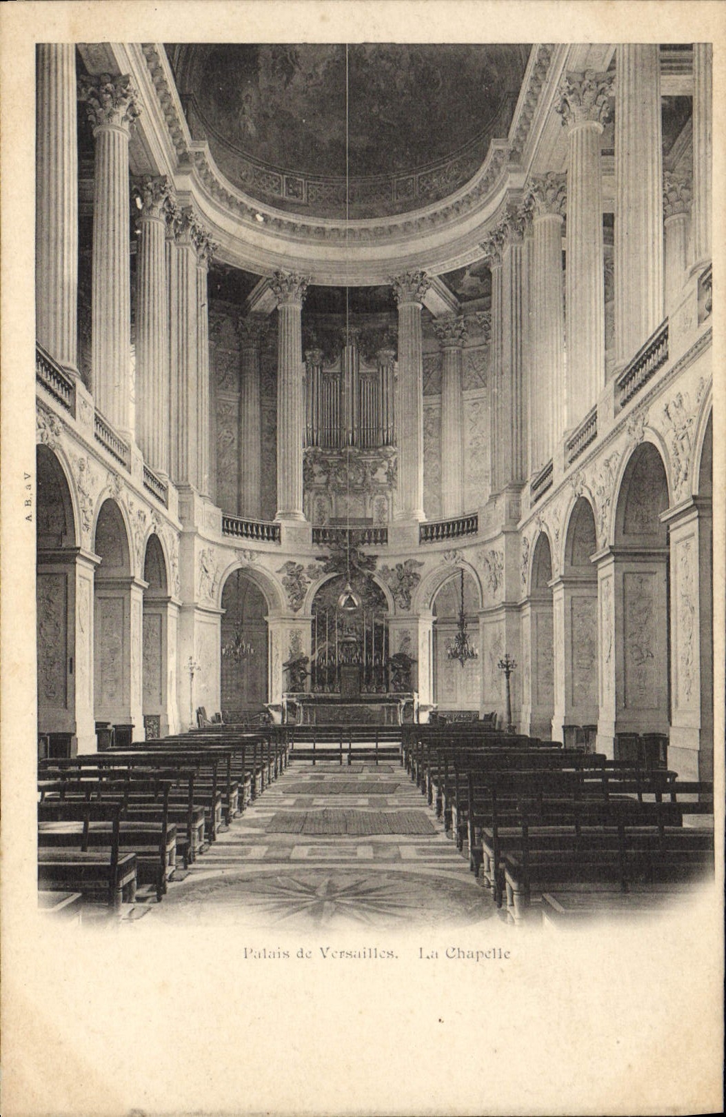 CPA Orgue Palais de Versailles La chapelle