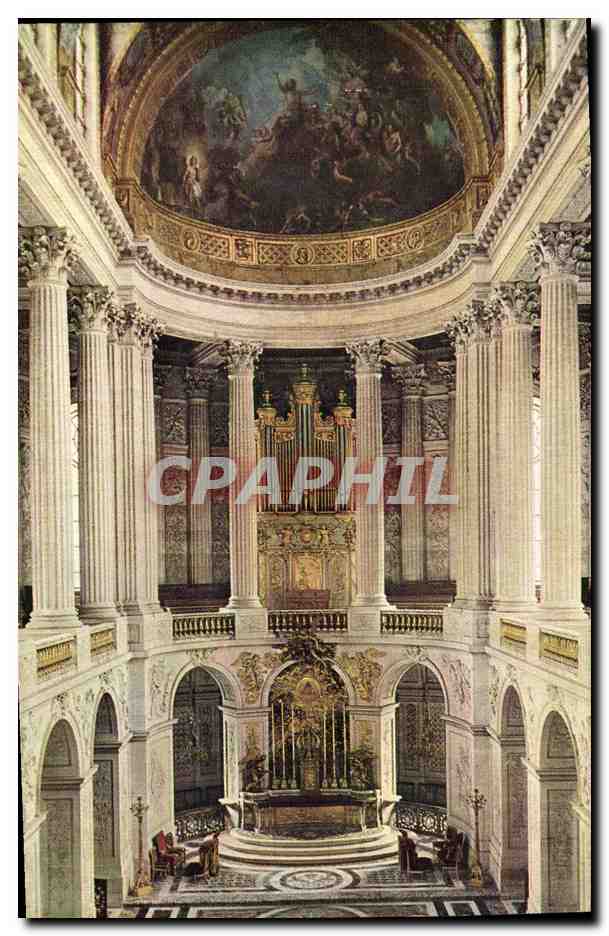 CPA Orgue Chateau de Versailles Vue interieure de la chapelle