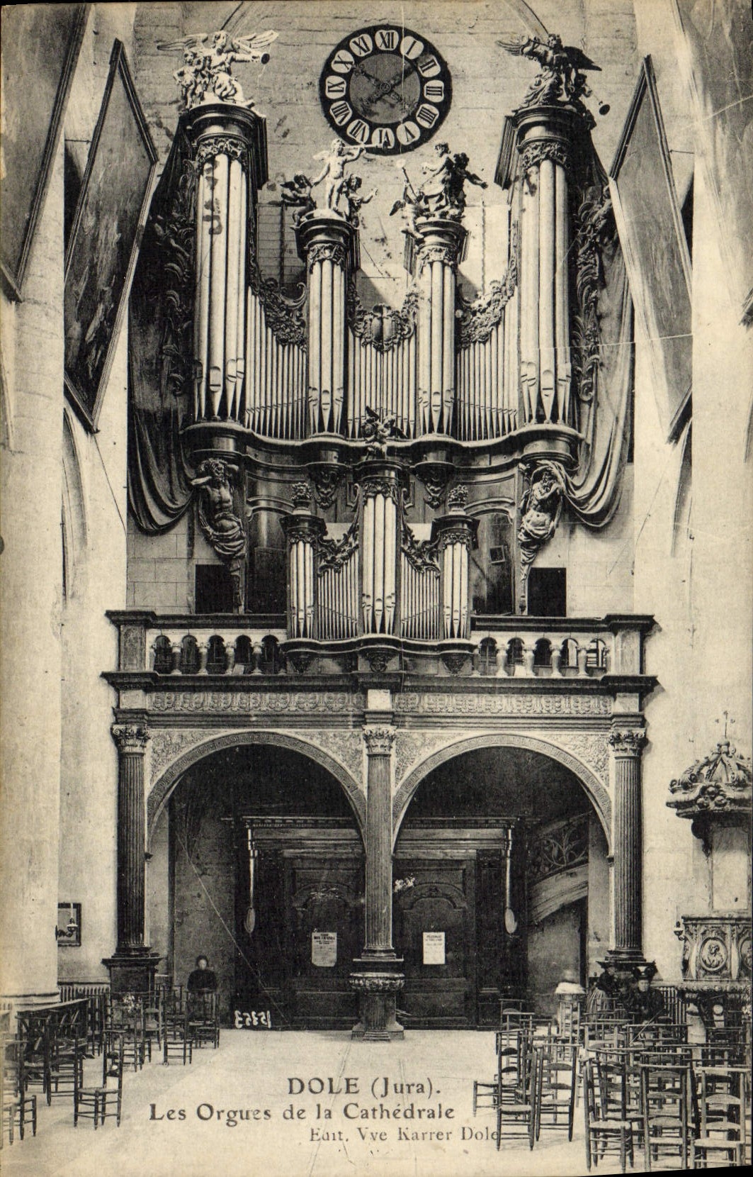 CPA Orgue Dole Les orgues de la cathedrale
