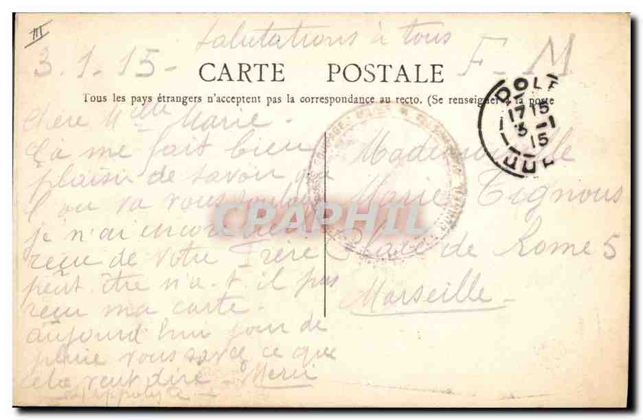 CPA Orgue Dole Les orgues de la cathedrale — Verso