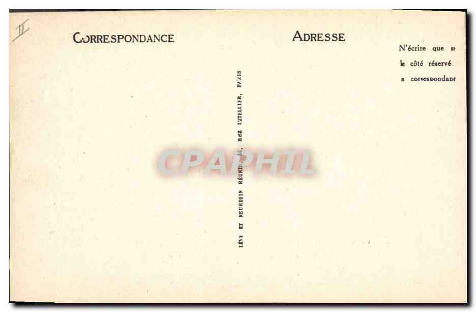 CPA Orgue Sainte Anne d'Auray Le maitre autel — Rückseite