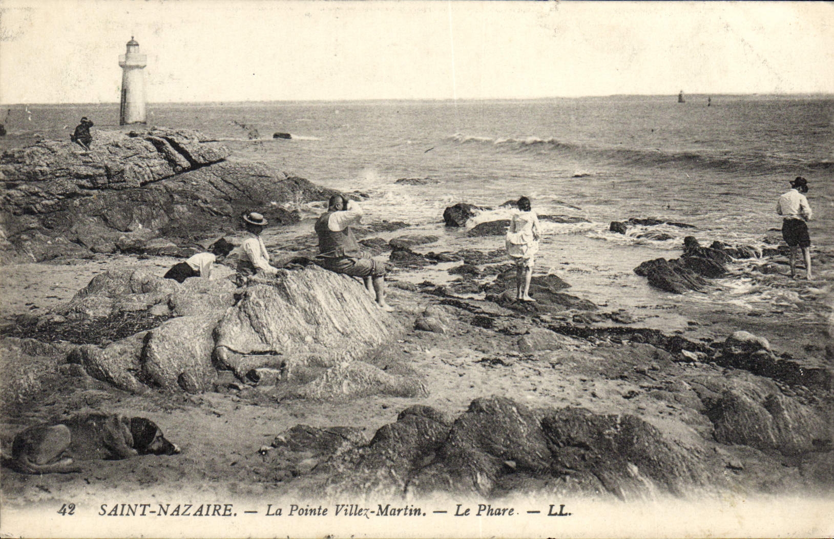 CPA Phare Saint Nazaire La Pointe Villez Martin 