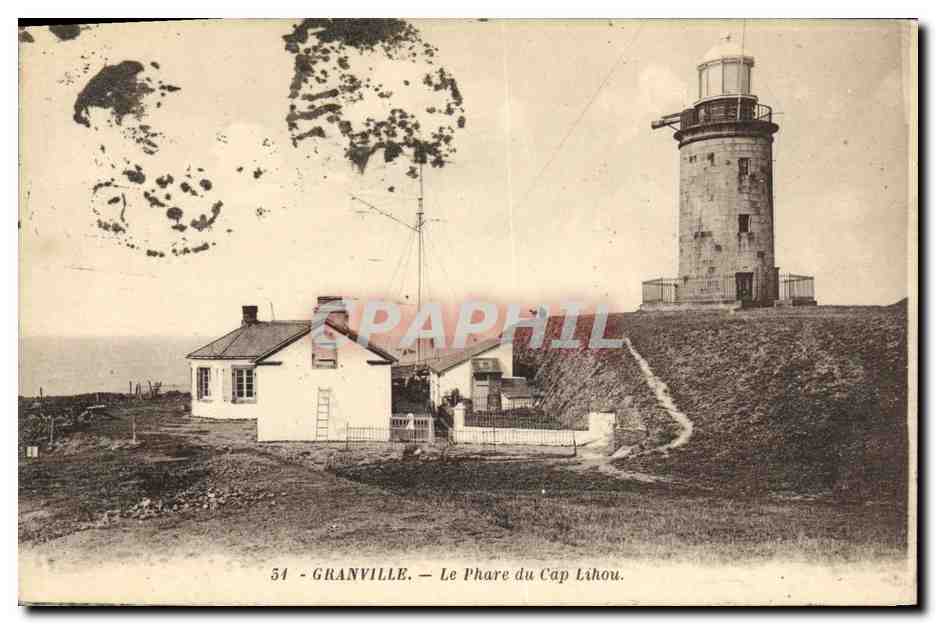 CPA Granville Le Phare du Cap Lihou