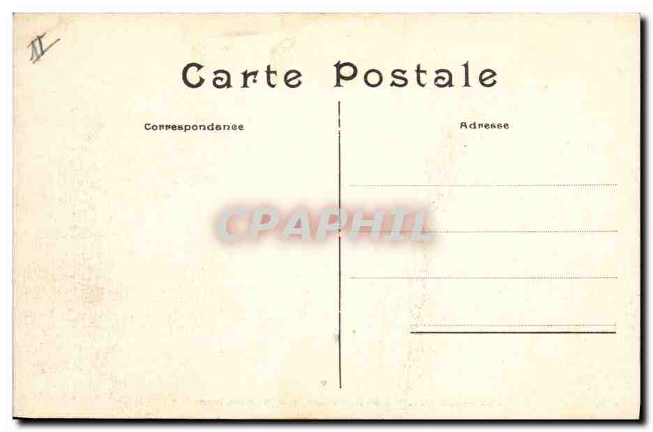 CPA Phare un jour de tempete Le Havre — Rückseite