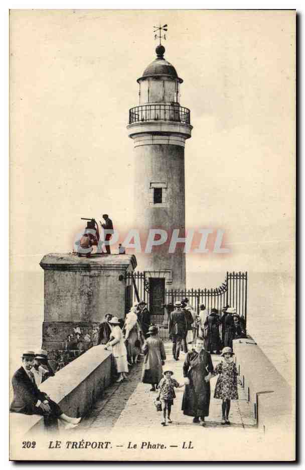 CPA Phare Le Treport