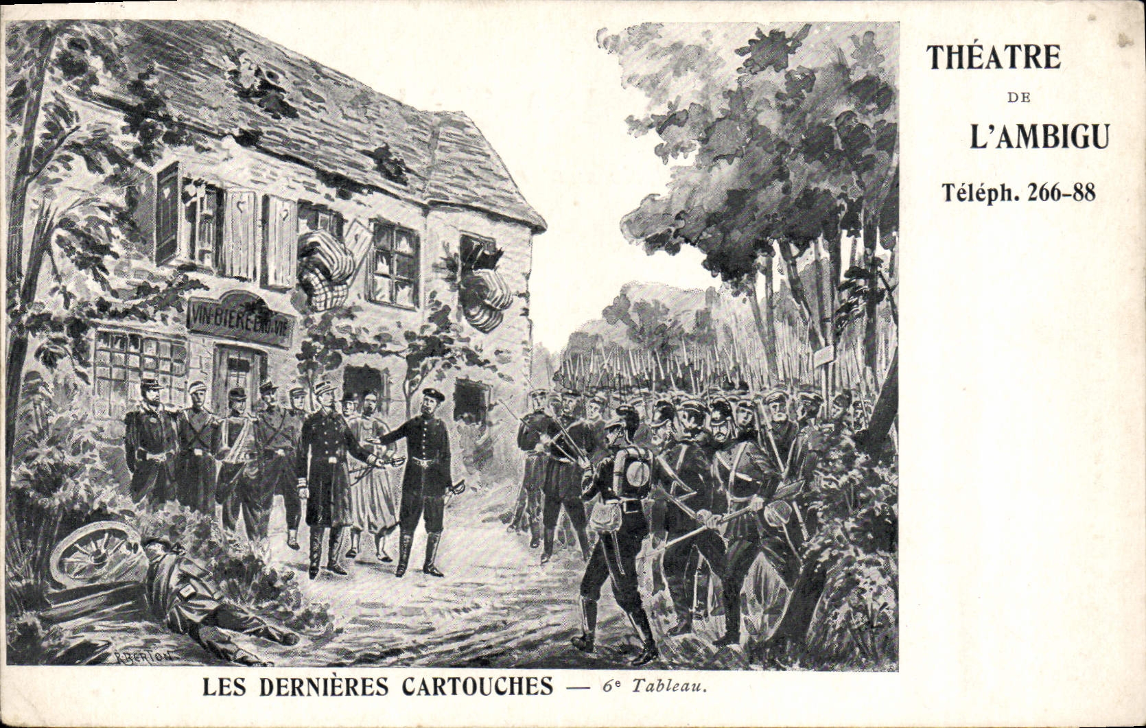 Die Letzten Patronen — 6. Bild — Theater von L'Ambigu