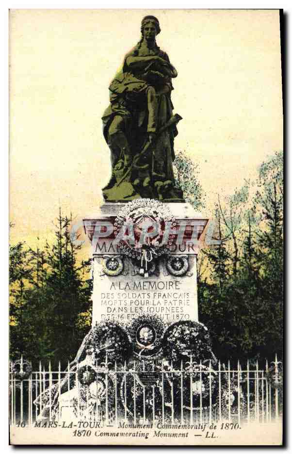 Mars-la-Tour — Commemorative Monument to French Soldiers Who Died for the Fatherland in the Days of 1870 — LL