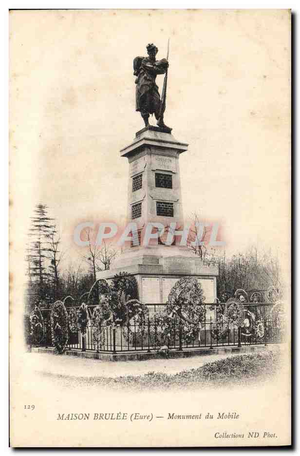 MAISON BRULÉE (Eure) — Denkmal des Mobile — Sammlung ND Phot.