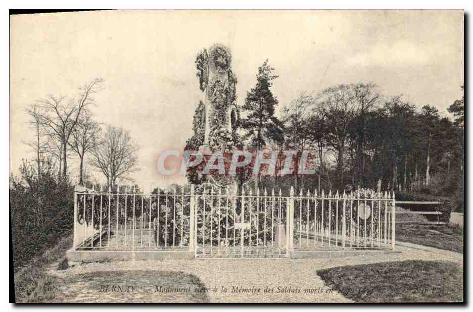 Berny - Monument élevé à la Mémoire des Soldats morts en 1914-1918
