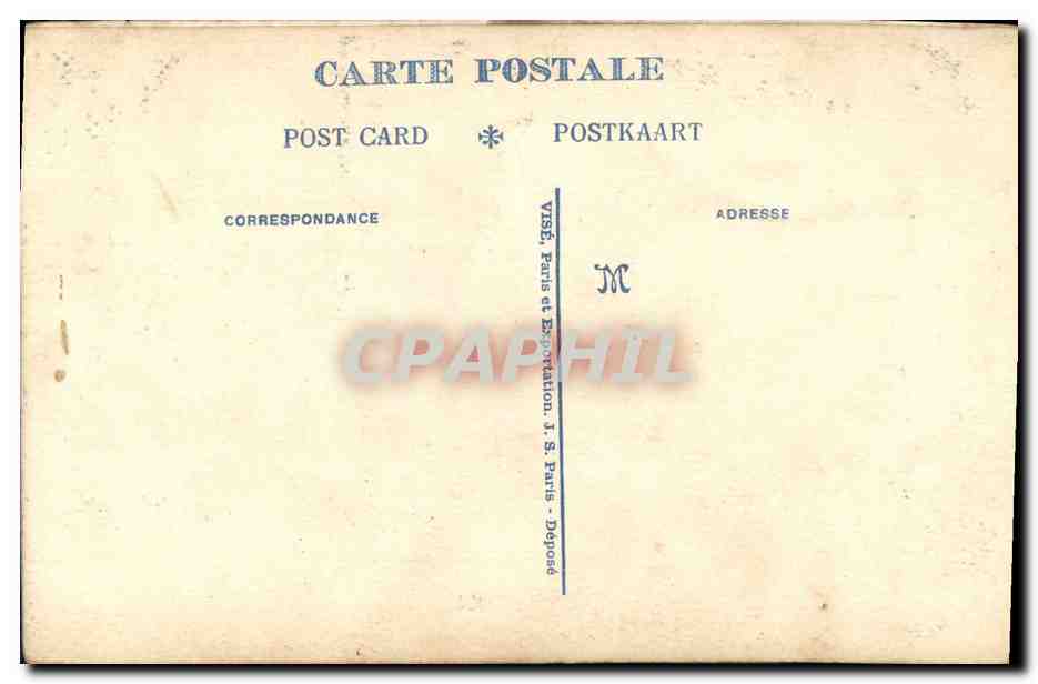 CPA Fantaisie Toilee  — Rückseite