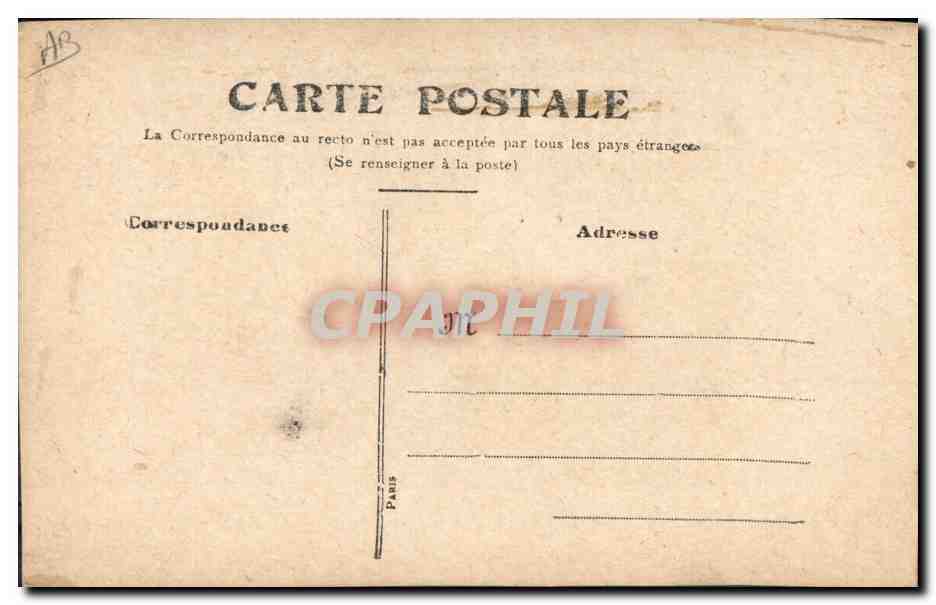 CPA Fantaisie Toilee Oiseaux Hirondelles — Rückseite