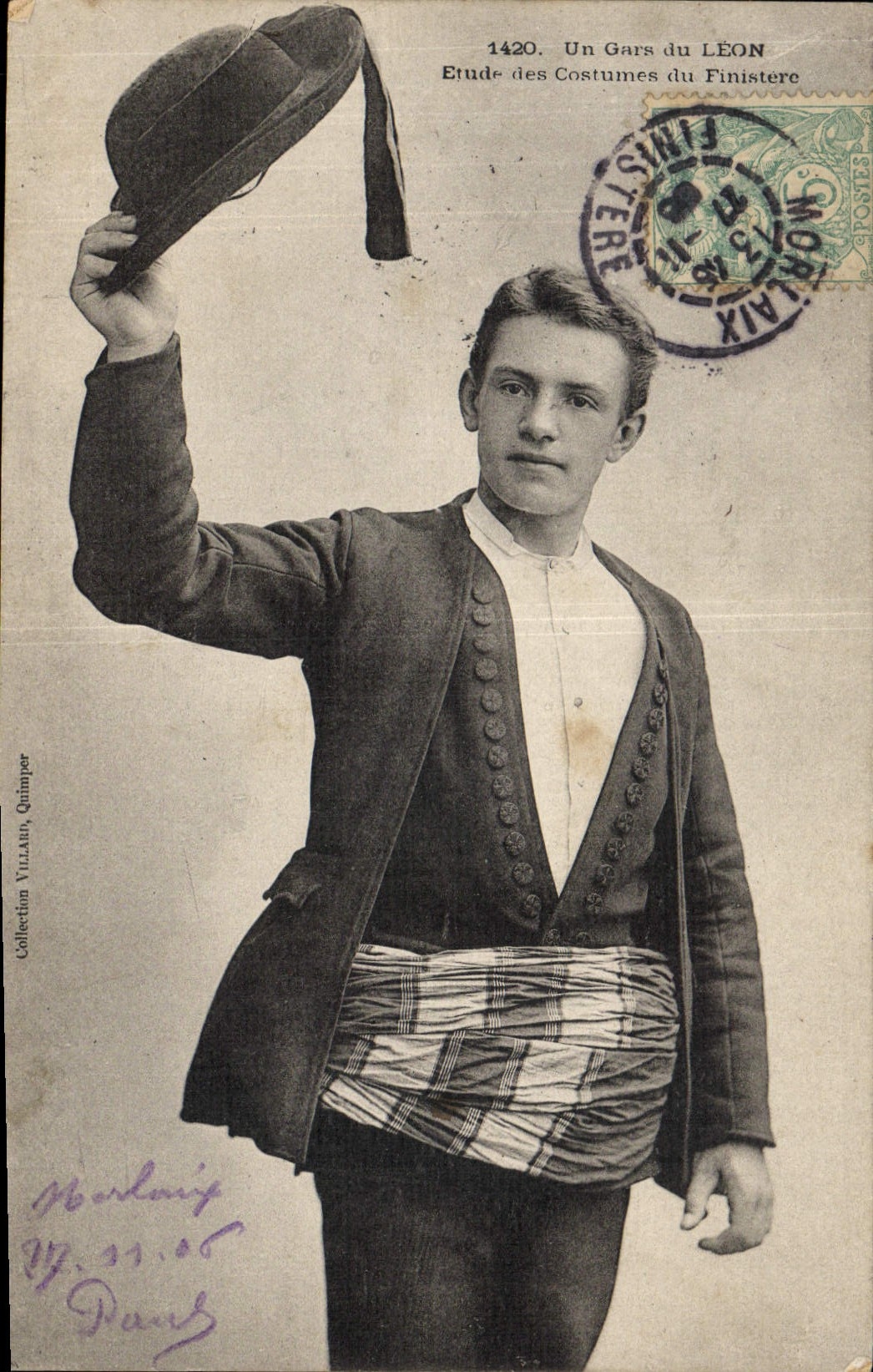 Un Gars du LÉON — Étude des Costumes du Finistère — Collection Villann, Quimper
