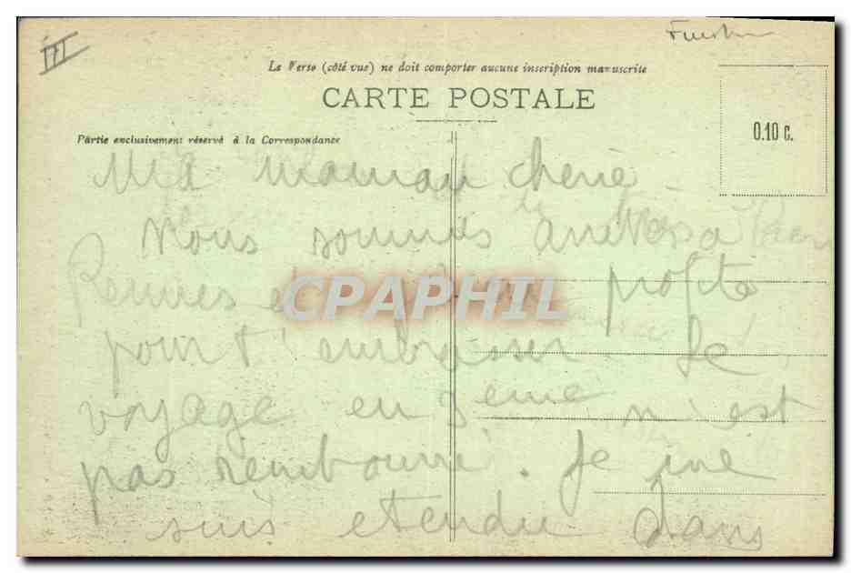 CPA Folklore Plougastel Daoulas Costume de mariage — Verso