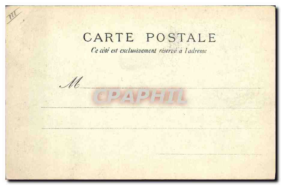 CPA Folklore Jeune fille de Pont Aven — Verso