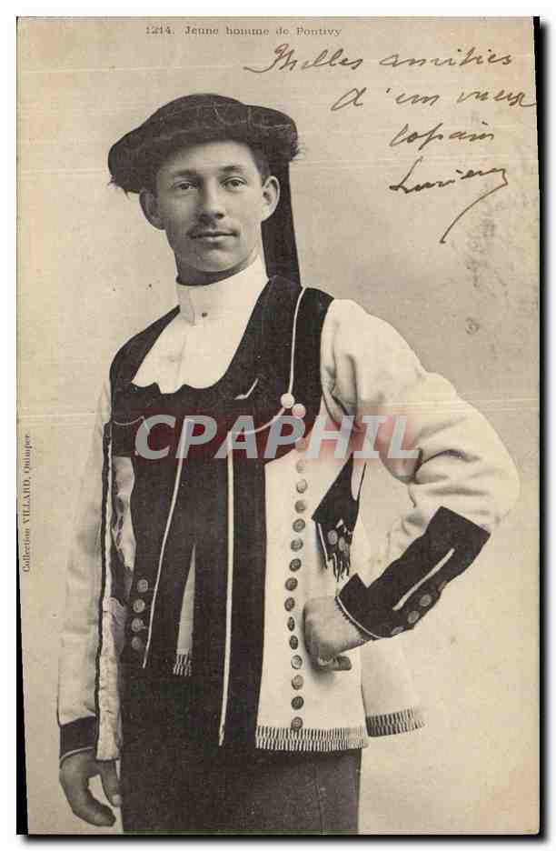 CPA Folklore Jeune homme de Pontivy