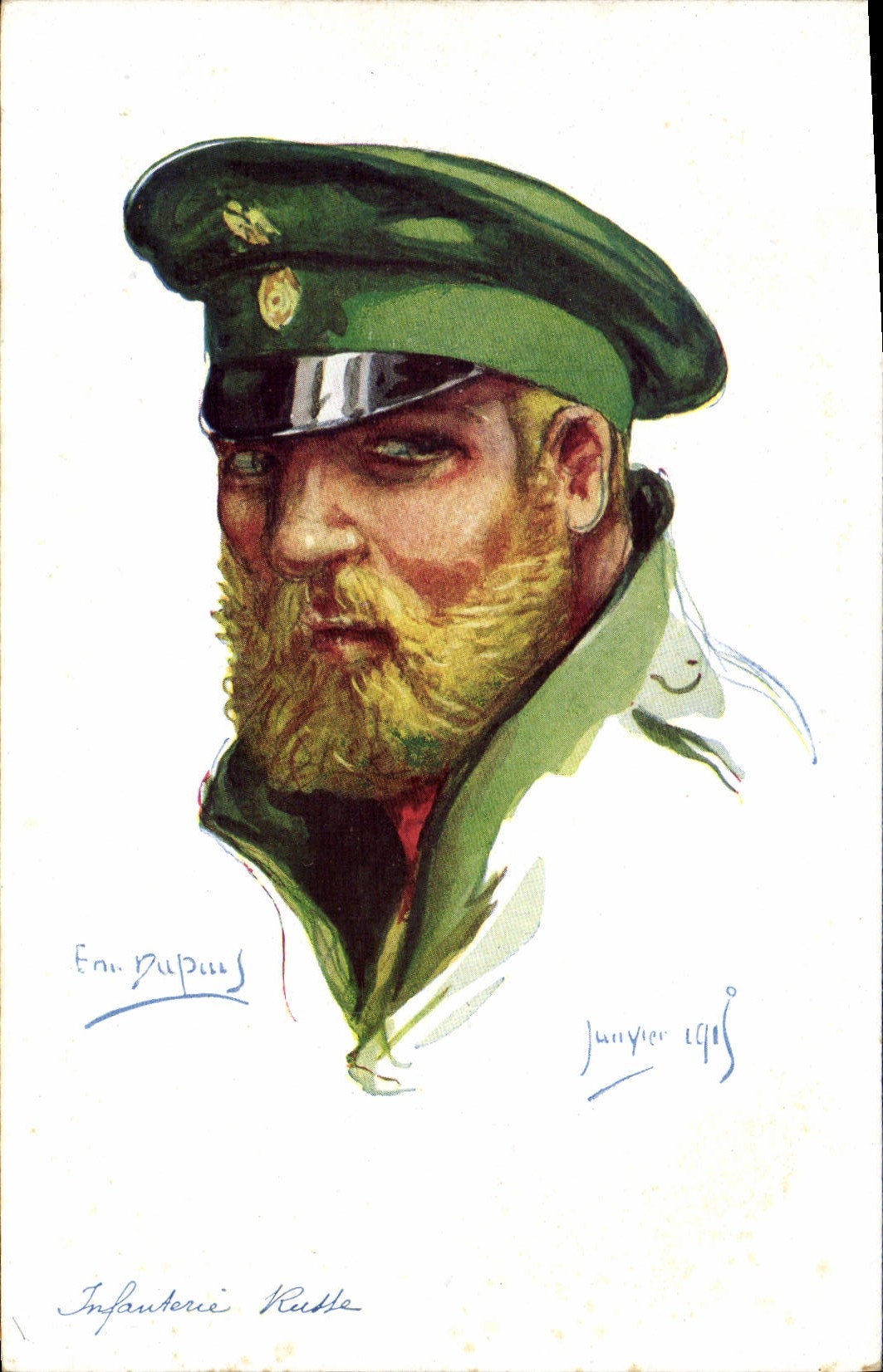 Infantería Rusa — enero 1915 — Enr. Dupuis