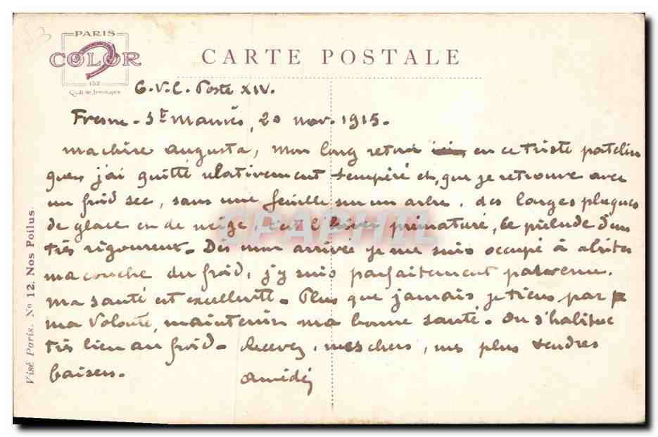 CPA Fantaisie Illustrateur Dupuis Militaria — Verso