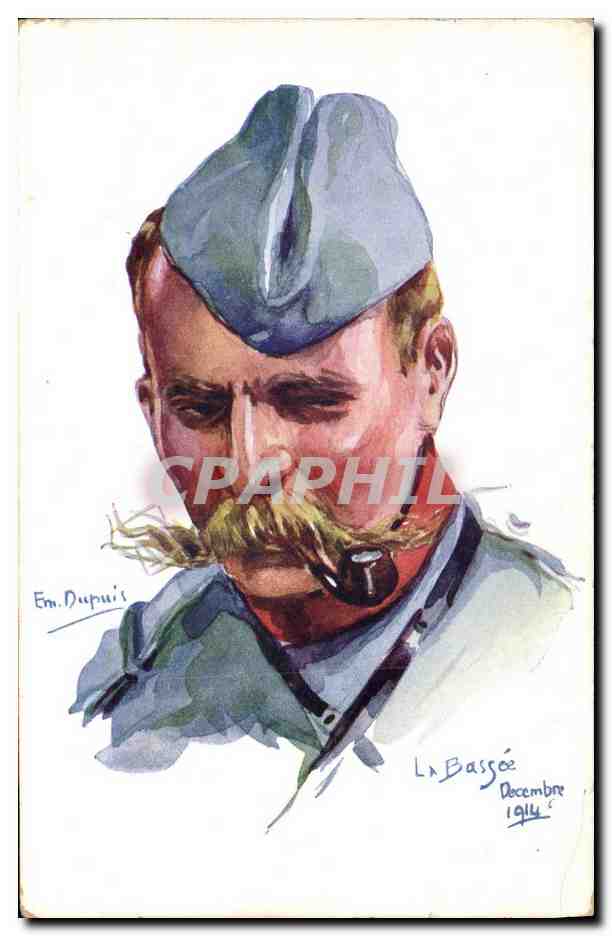 Portrait d'un soldat — La Bassée, décembre 1914 — Em. Dupuis