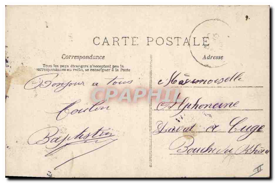 Couples amoureux — scène de vie — A. N. PARU, n° 489 — Achterkant