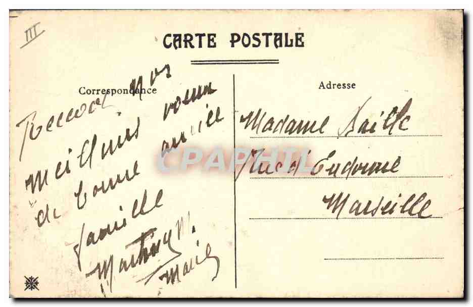 CPA Fantaisie (dessin a la main) Paysage — Reverso