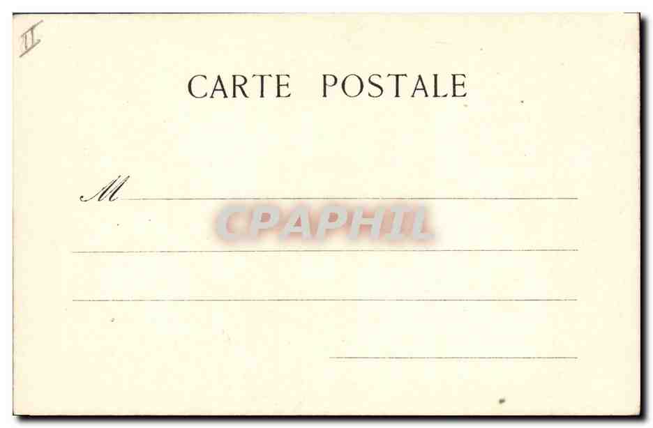 CPA Fantaisie (dessin a la main) La pintade Oiseau — Rückseite