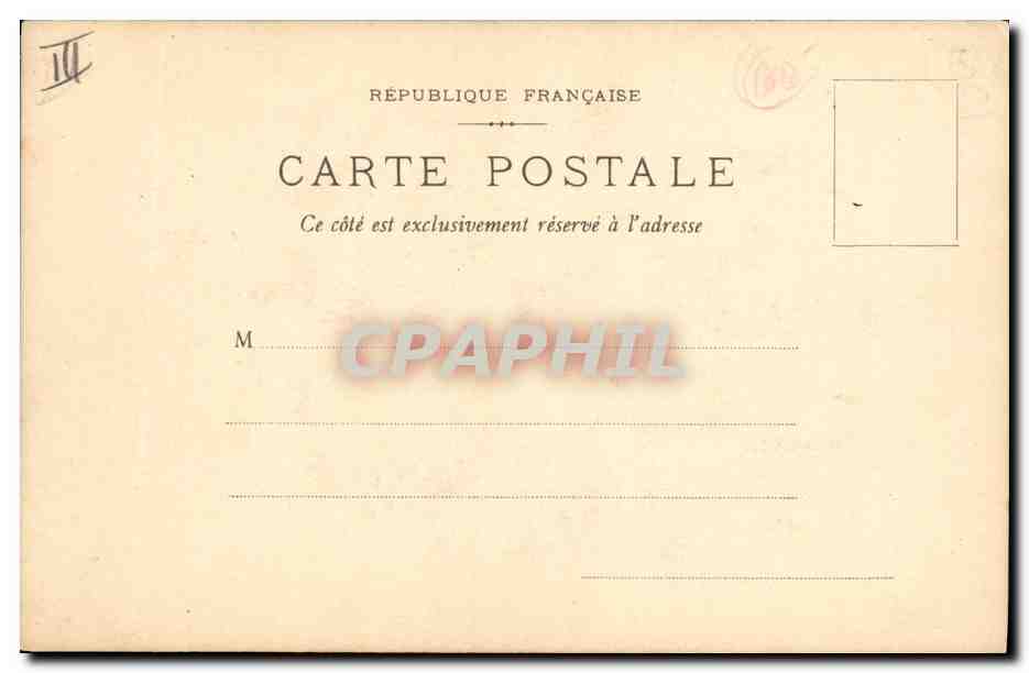 Méline — caricature d'un vieil homme en bonnet rayé — éditeur inconnu, n° 100 — Rückseite