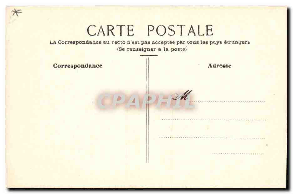 CPA Fantaisie (dessin a la main) Oiseaux — Rückseite