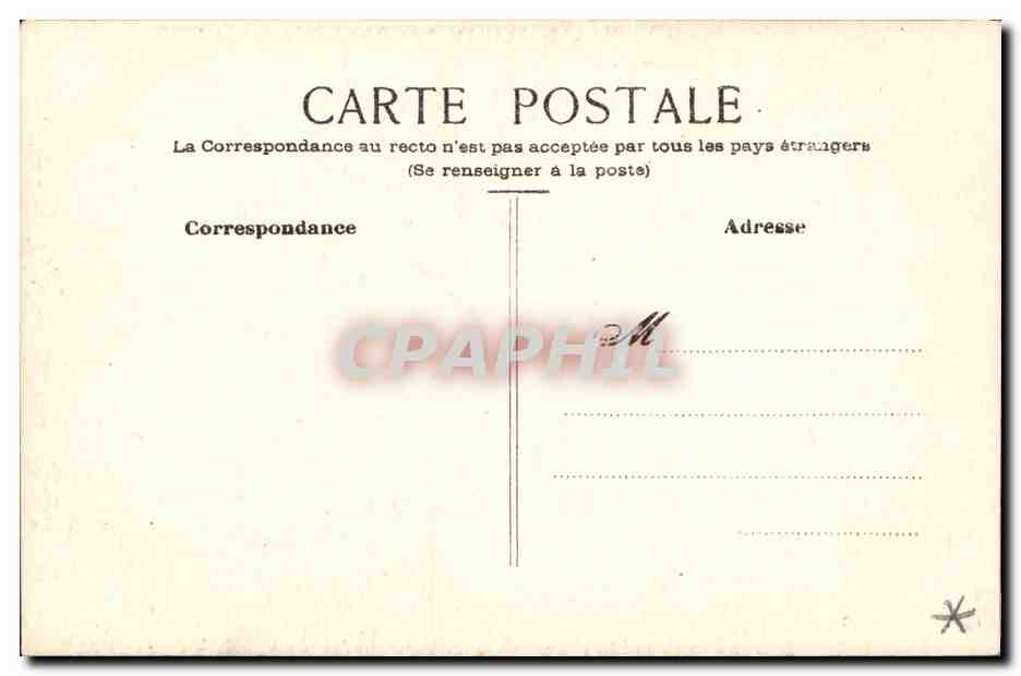 CPA Fantaisie (dessin a la main) Oiseaux — Rückseite