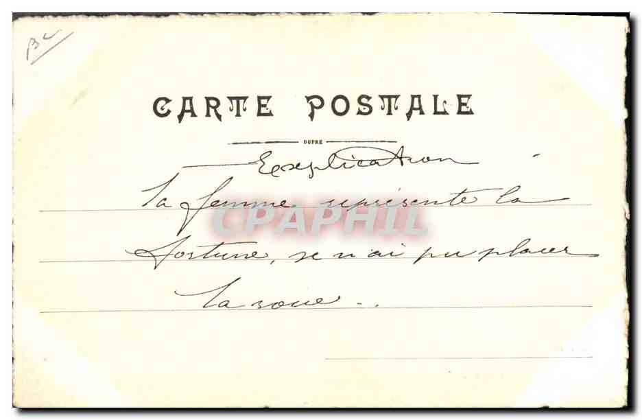 Fortune dans les tasses à thé — illustration de Neos — éditeur DUPRE — Rückseite